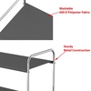 image:imageSimple Houseware 3Tier Closet Storage with 2 Drawers GreyDark Grey