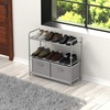 image:imageSimple Houseware 3Tier Closet Storage with 2 Drawers GreyGrey