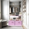 image:imageSimple Houseware 3Tier Closet Storage with 2 Drawers GreyPink