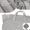 image:imageSimple Houseware 60 Travel Garment Bag 4 Gusset Lightweight Gray 3 Pack43Inch  1Pack  Gray
