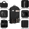image:imageSimple Houseware 60 Travel Garment Bag with Pockets Heavy Duty Suit Bag43Inch Long w Pocket  Single