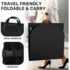 image:imageSimple Houseware 60 Travel Garment Bag with Pockets Heavy Duty Suit Bag43Inch Long w Pocket  Single