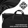 image:imageSimple Houseware 60 Travel Garment Bag with Pockets Heavy Duty Suit Bag54Inch Long w Pocket  Single