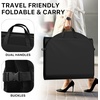 image:imageSimple Houseware 60 Travel Garment Bag with Pockets Heavy Duty Suit Bag65Inch Long w Pocket  Single