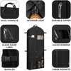 image:imageSimple Houseware 60 Travel Garment Bag with Pockets Heavy Duty Suit Bag65Inch Long w Pocket  Single