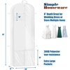 image:imageSimple Houseware 60 Travel Garment Bag with Pockets Heavy Duty Suit Bag70Inch Long w Pocket  Single