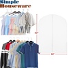 image:imageSimple Houseware 65Inch Clear Garment Bags with Zipper for Gowns 2 Pack10 Pack  32