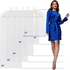 image:imageSimple Houseware 65Inch Clear Garment Bags with Zipper for Gowns 2 Pack10 Pack  40