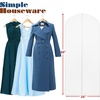 image:imageSimple Houseware 65Inch Clear Garment Bags with Zipper for Gowns 2 Pack10 Pack  55