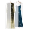 image:imageSimple Houseware 65Inch Clear Garment Bags with Zipper for Gowns 2 Pack2 Pack  65