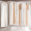 image:imageSimple Houseware 65Inch Clear Garment Bags with Zipper for Gowns 2 Pack2 Pack  65