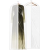 image:imageSimple Houseware 65Inch Clear Garment Bags with Zipper for Gowns 2 Pack2 Pack  65
