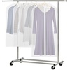 image:imageSimple Houseware 65Inch Clear Garment Bags with Zipper for Gowns 2 Pack5 Pack  40 50