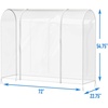 image:imageSimple Houseware Clear Garment Rack Cover