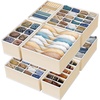 image:imageSimple Houseware Closet Underwear Organizer Drawer Divider Assorted 7 pcsBeige