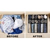 image:imageSimple Houseware Closet Underwear Organizer Drawer Divider Assorted 7 pcsBlack
