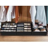 image:imageSimple Houseware Closet Underwear Organizer Drawer Divider Assorted 7 pcsBlack