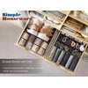 image:imageSimple Houseware Closet Underwear Organizer Drawer Divider Assorted 7 pcsBrown