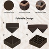 image:imageSimple Houseware Closet Underwear Organizer Drawer Divider Assorted 7 pcsBrown