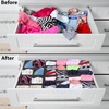 image:imageSimple Houseware Closet Underwear Organizer Drawer Divider Assorted 7 pcsDark Gray