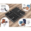 image:imageSimple Houseware Closet Underwear Organizer Drawer Divider Assorted 7 pcsDark Gray
