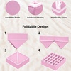 image:imageSimple Houseware Closet Underwear Organizer Drawer Divider Assorted 7 pcsPink