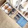 image:imageSimple Houseware Foldable Drawer Organizer Stocking Bin Set of 12 GrayBeige