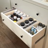 image:imageSimple Houseware Foldable Drawer Organizer Stocking Bin Set of 12 GrayBeige