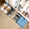 image:imageSimple Houseware Foldable Drawer Organizer Stocking Bin Set of 12 GrayBrown