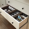 image:imageSimple Houseware Foldable Drawer Organizer Stocking Bin Set of 12 GrayBrown