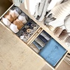 image:imageSimple Houseware Foldable Drawer Organizer Stocking Bin Set of 12 GrayDark Gray