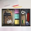 image:imageSimple Houseware Foldable Drawer Organizer Stocking Bin Set of 12 GrayDark Gray