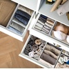 image:imageSimple Houseware Foldable Drawer Organizer Stocking Bin Set of 12 GrayGray