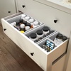 image:imageSimple Houseware Foldable Drawer Organizer Stocking Bin Set of 12 GrayGray
