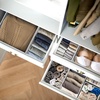 image:imageSimple Houseware Foldable Drawer Organizer Stocking Bin Set of 12 GrayGray
