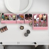 image:imageSimple Houseware Foldable Drawer Organizer Stocking Bin Set of 12 GrayPink