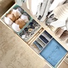 image:imageSimple Houseware Foldable Drawer Organizer Stocking Bin Set of 12 GrayTurquoise