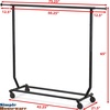 image:imageSimple Houseware Heavy Duty Clothing Garment Rack ChromeBlack