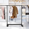image:imageSimple Houseware Heavy Duty Clothing Garment Rack ChromeBlack