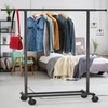 image:imageSimple Houseware Heavy Duty Clothing Garment Rack ChromeBlack