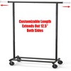 image:imageSimple Houseware Heavy Duty Clothing Garment Rack ChromeBlack