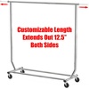 image:imageSimple Houseware Heavy Duty Clothing Garment Rack ChromeChrome