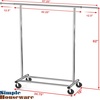 image:imageSimple Houseware Heavy Duty Clothing Garment Rack ChromeChrome
