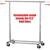 image:imageSimple Houseware Heavy Duty Clothing Garment Rack ChromeChrome