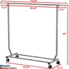 image:imageSimple Houseware Heavy Duty Clothing Garment Rack ChromeChrome