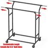 image:imageSimple Houseware Heavy Duty Double Rail Clothing Garment Rack ChromeBlack