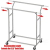 image:imageSimple Houseware Heavy Duty Double Rail Clothing Garment Rack ChromeChrome