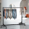 image:imageSimple Houseware Industrial Grade ZBase Garment Rack 63 W500Lb BlackBlack