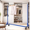 image:imageSimple Houseware Industrial Grade ZBase Garment Rack 63 W500Lb BlackBlue