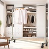 image:imageSimple Houseware Industrial Grade ZBase Garment Rack 63 W500Lb BlackGray